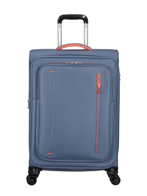 AMERICAN TOURISTER CLOUDRIDER Trolley Espandibile Grande stone blue - Trolley Semirigidi
