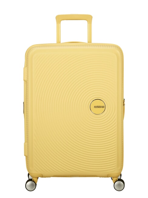 AMERICAN TOURISTER SOUNDBOX SPINNER Trolley medio, espandibile pastel yellow - Trolley Rigidi