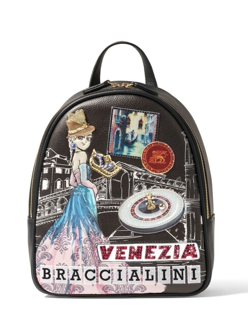 BRACCIALINI CARTOLINE VENEZIA Zaino tondo multi - Borse Donna