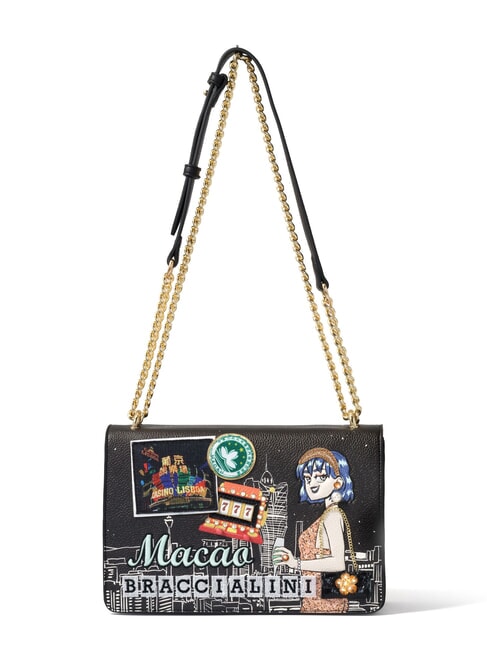 BRACCIALINI CARTOLINE MACAO Borsa a spalla convertible multi - Borse Donna