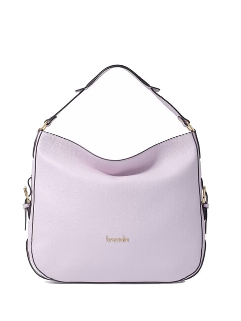 BRACCIALINI HELLEN Borsa hobo a spalla in pelle lilla - Borse Donna