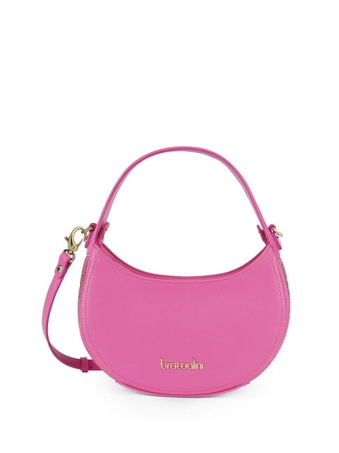 BRACCIALINI KIM Borsa sottobraccio con maglia metallica fuxia - Borse Donna