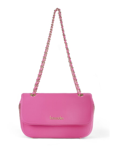 BRACCIALINI KIM Borsa convertible con maglia metallica fuxia - Borse Donna