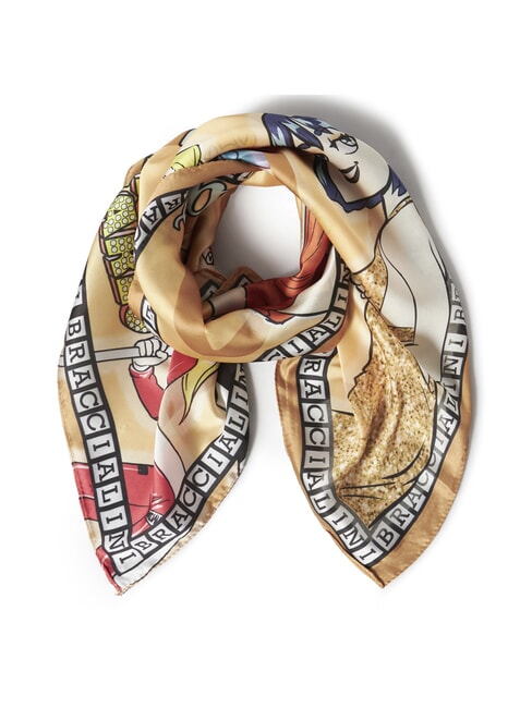 BRACCIALINI FOULARD CARTOLINE con stampa multi - Sciarpe