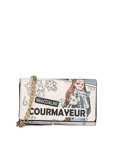 BRACCIALINI CARTOLINE Bustina con moschettone multi - Bustine & Necessaire