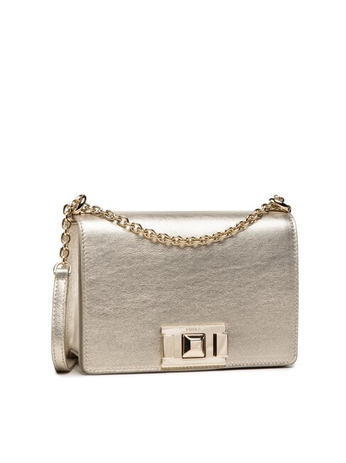 FURLA MIMI" Borsa convertible a spalla color platino - Borse Donna