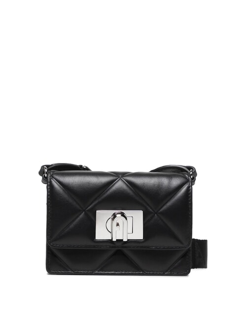 FURLA 1927 Borsa mini in pelle trapuntata Nero - Borse Donna