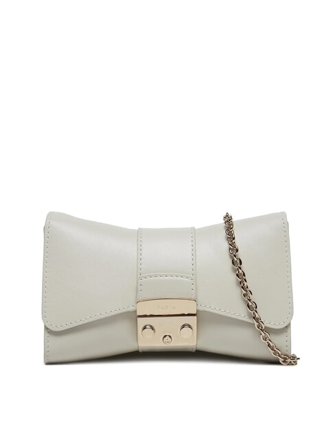 FURLA METROPOLIS Mini bag in pelle a tracolla marshmallow - Borse Donna