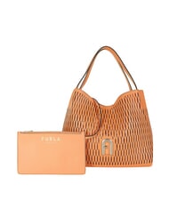 FURLA PRIMULA Borsa trasforata a spalla in pelle - Borse Donna