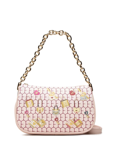 FURLA MOON Borsa piccola a spalla in pelle toni bon bon - Borse Donna