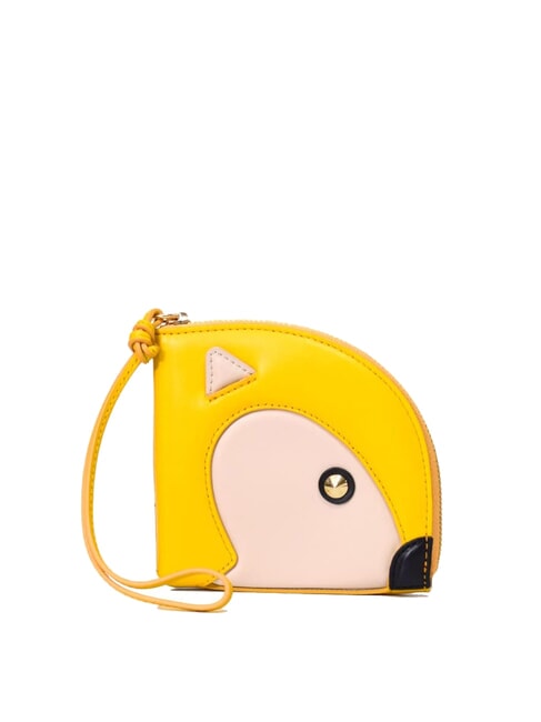 FURLA ALLEGRA Portamonete scoiattolo con polisierina polline+ballerina i+nero - Portafogli Donna