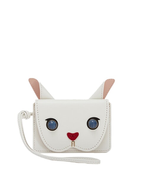 FURLA ALLEGRA Portacarte in pelle di vitello toni marshmallow - Portafogli Donna