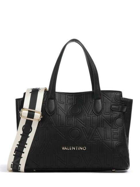 MARIO VALENTINO PANSY Borsa a mano con due tracolle nero - Borse Donna