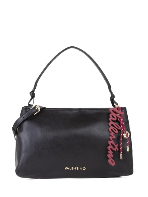 MARIO VALENTINO WINTER RE Borsa a spalla con charms e tracolla nero - Borse Donna