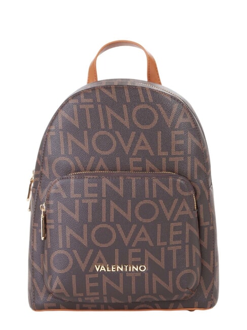 MARIO VALENTINO REGINA RE Zaino con stampa logo all over moro/naturale - Borse Donna