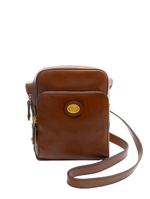 THE BRIDGE STORY UOMO Borsello in pelle con tasca MARRONE - Tracolle Uomo