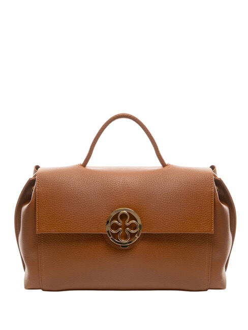 V73 FEDERICA Borsa grande a mano con tracolla cuoio - Borse Donna