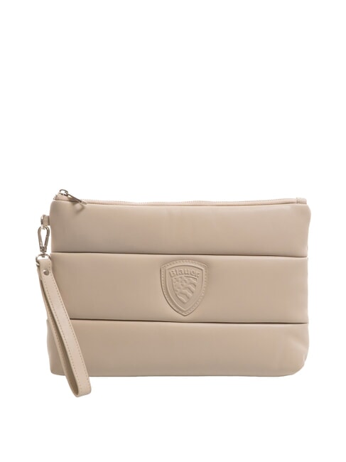 BLAUER CUSHION Pochette con polsierina cream - Borse Donna