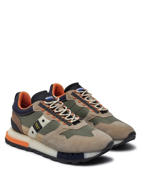 BLAUER HERON Sneakers  taupe/military - Scarpe Uomo