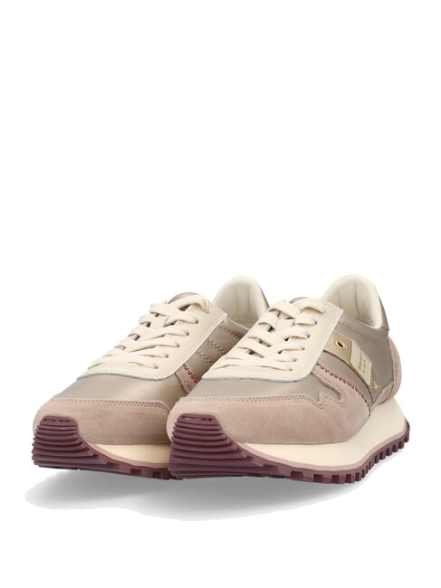 BLAUER MILLEN Sneakers misto pelle nude - Scarpe Donna