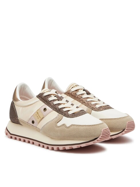 BLAUER MILLEN Sneakers  cream/bronze - Scarpe Donna