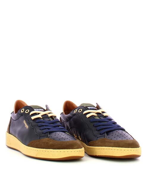 BLAUER MURRAY Sneakers basse brown/navy - Scarpe Uomo