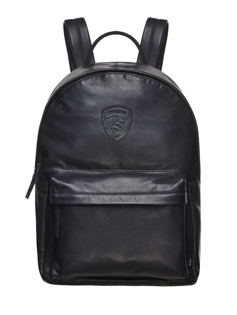 BLAUER FIRSTCLASS Zaino porta PC in pelle NERO - Zaini Scuola & Tempo Libero