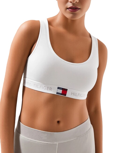 TOMMY HILFIGER TH Reggiseno bralette senza imbottitura white - Reggiseni Donna