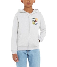 TOMMY HILFIGER TH KIDS Felpa full zip con cappuccio - Felpe Bambini