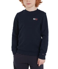 TOMMY HILFIGER TH KIDS Felpa girocollo stemma logo - Felpe Bambini
