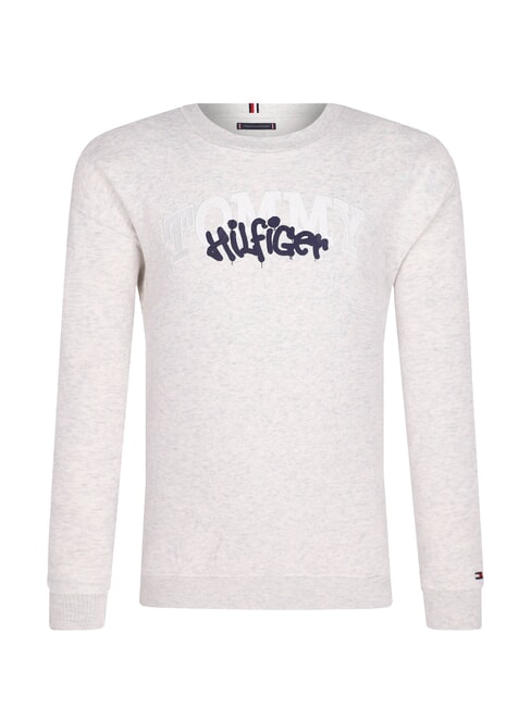 TOMMY HILFIGER TH KIDS Felpa new light grey heather - Felpe Bambini