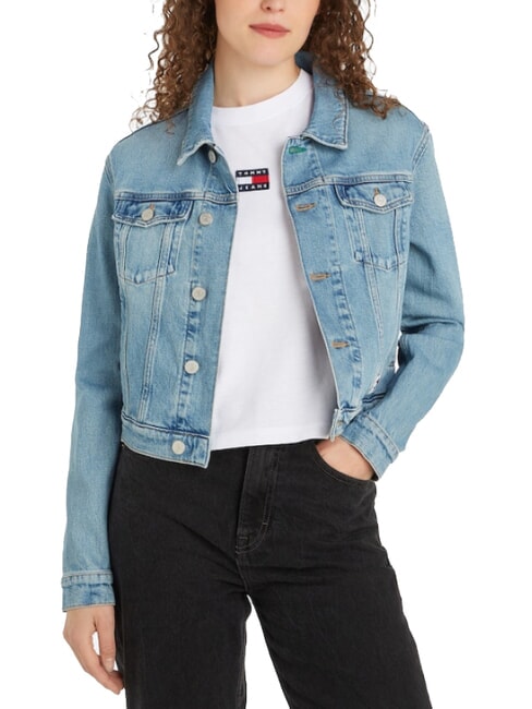 TOMMY HILFIGER TH JEANS Giubbotto in denim denim light - Giacche Donna