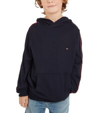 TOMMY HILFIGER TH KIDS Felpa con cappuccio logo manica - Felpe Bambini