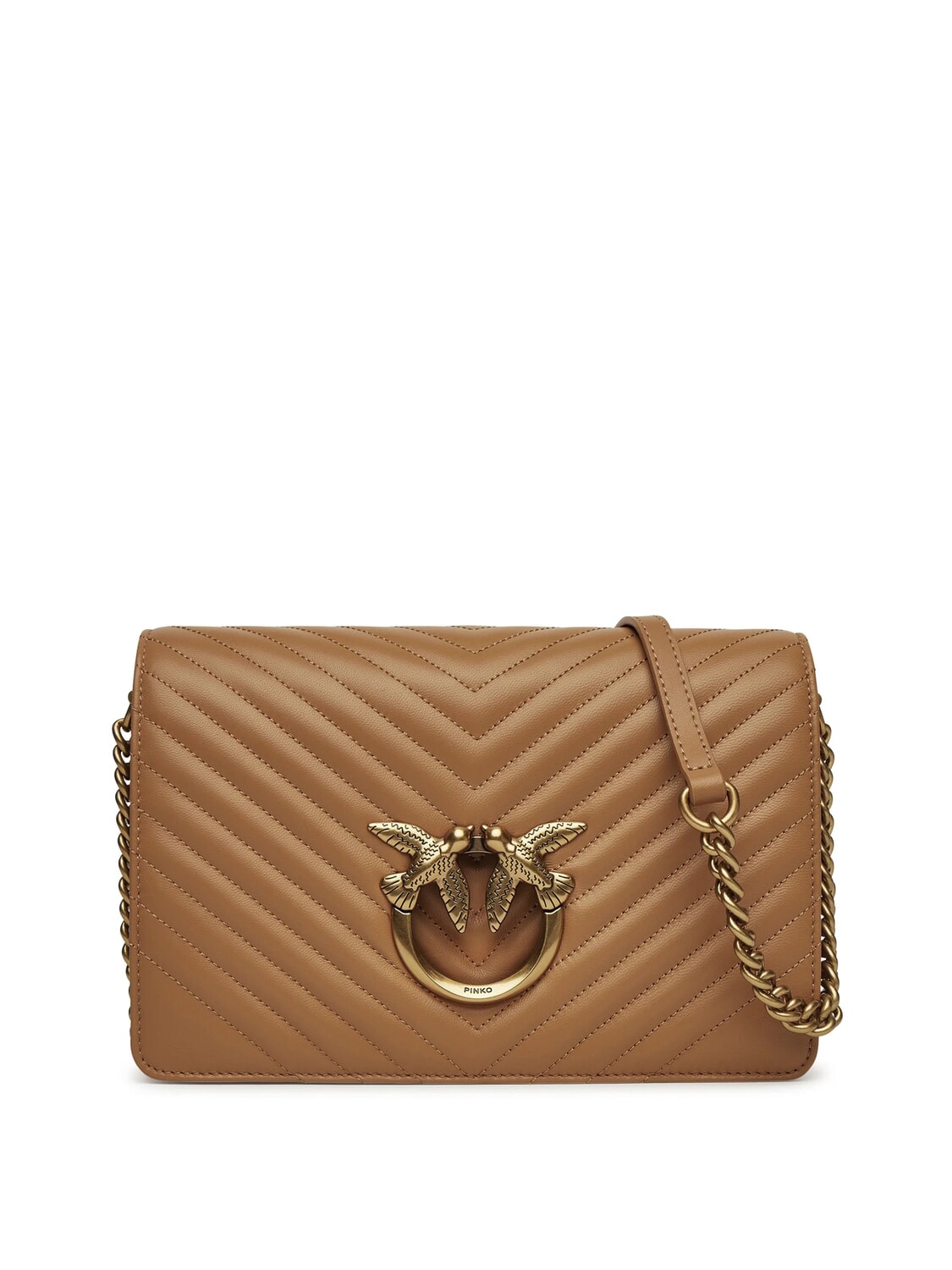 Pinko Love Click Classic Borsa A Tracolla In Nappa Trapuntata