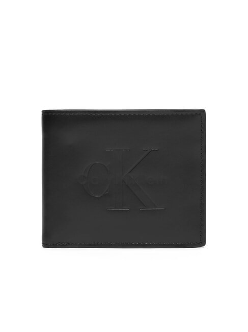 CALVIN KLEIN BOLD LOGO Portafoglio in pelle na black - Portafogli Uomo
