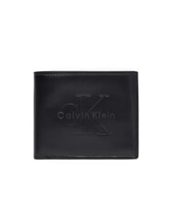 CALVIN KLEIN BOLD LOGO Portafoglio in pelle con portamonete - Portafogli Uomo
