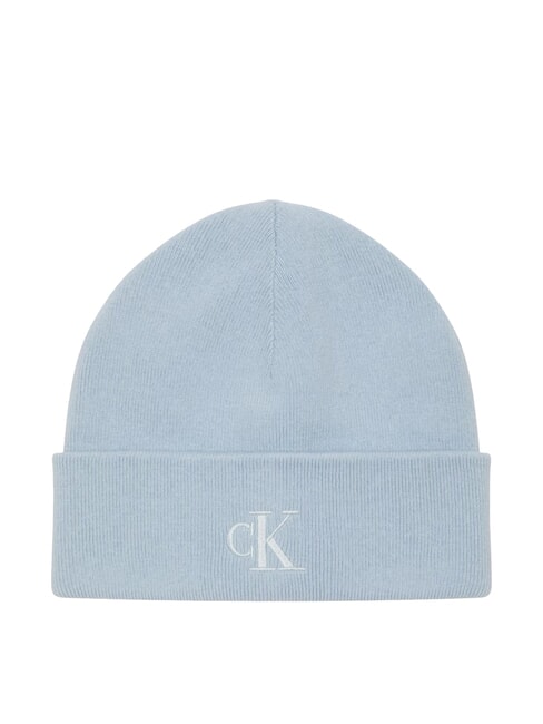 CALVIN KLEIN MONOGRAM EMBROIDERY  Cappello palest blue - Cappelli