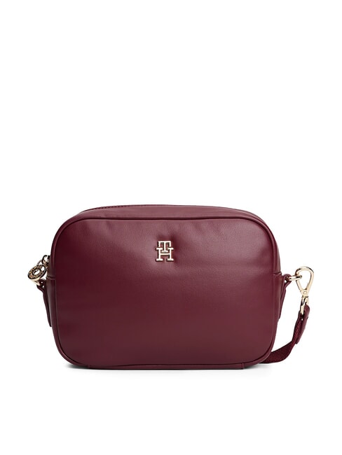 TOMMY HILFIGER POPETTE SOFT Borsa camera case a tracolla deep rouge - Borse Donna