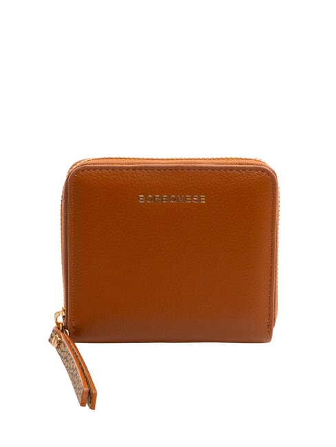 BORBONESE BIRDIE Portafoglio piccolo zip around marrone - Portafogli Donna