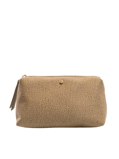 BORBONESE FLEXOS SOFT Trousse verde olio - Bustine & Necessaire