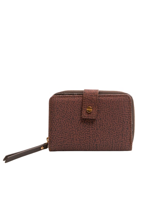 BORBONESE FLEXOS SOFT Portafoglio medio con portamonete terracotta - Portafogli Donna