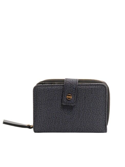 BORBONESE FLEXOS SOFT Portafoglio medio con portamonete Nero - Portafogli Donna