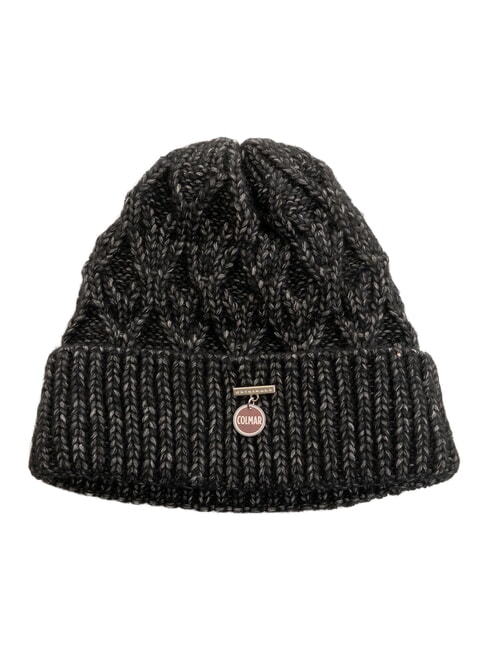 COLMAR RENABLE Cappello a trecce con risvolto black - Cappelli