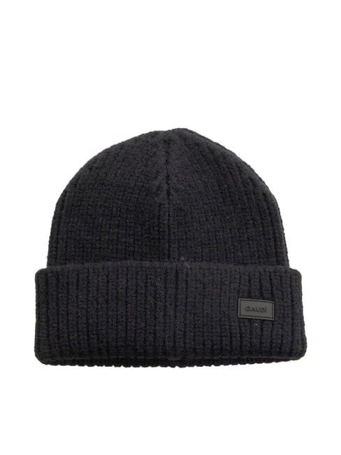 GAUDÌ EVAN Cappello beanie con risvolto NERO - Cappelli