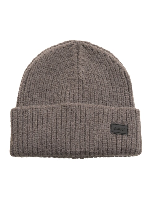 GAUDÌ EVAN Cappello beanie con risvolto DARKGREY - Cappelli