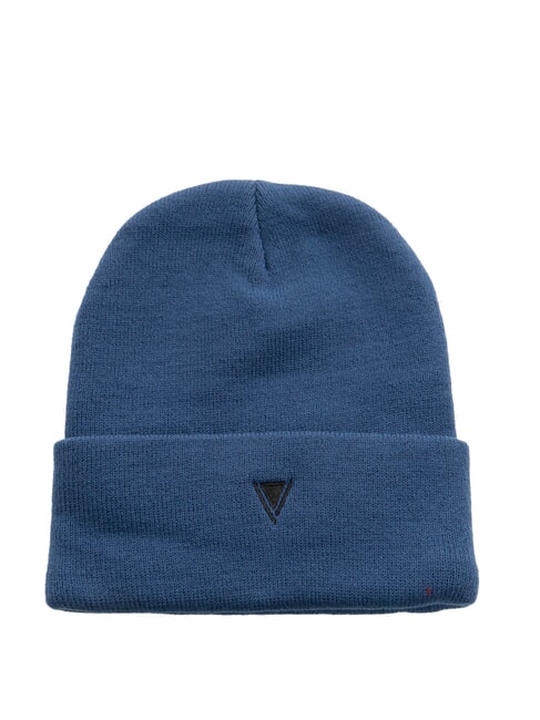 GAUDÌ EVAN Cappello beanie logo ricamato blue - Cappelli
