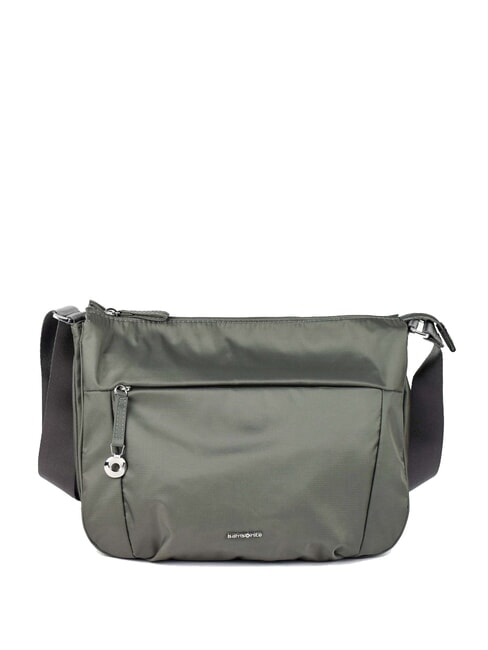 SAMSONITE MOVE 5.0  Borsa morbida a tracolla gunmetal green - Borse Donna