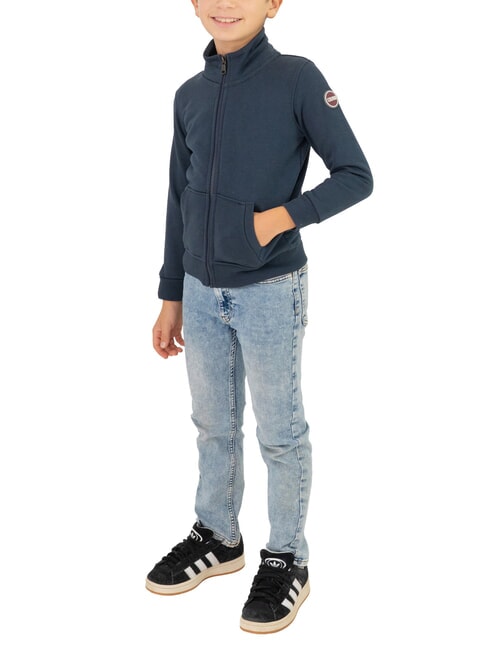 COLMAR CONNECTIVE KIDS Felpa a collo alto full zip navy blue - Felpe Bambini