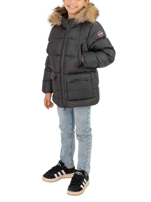 COLMAR E-CONCRETE KIDS Piumino con cappuccio vulcan-black - Giacche Bambini
