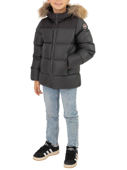 COLMAR E-CONCRETE KIDS Piumino con cappuccio vulcan-black - Giacche Bambini